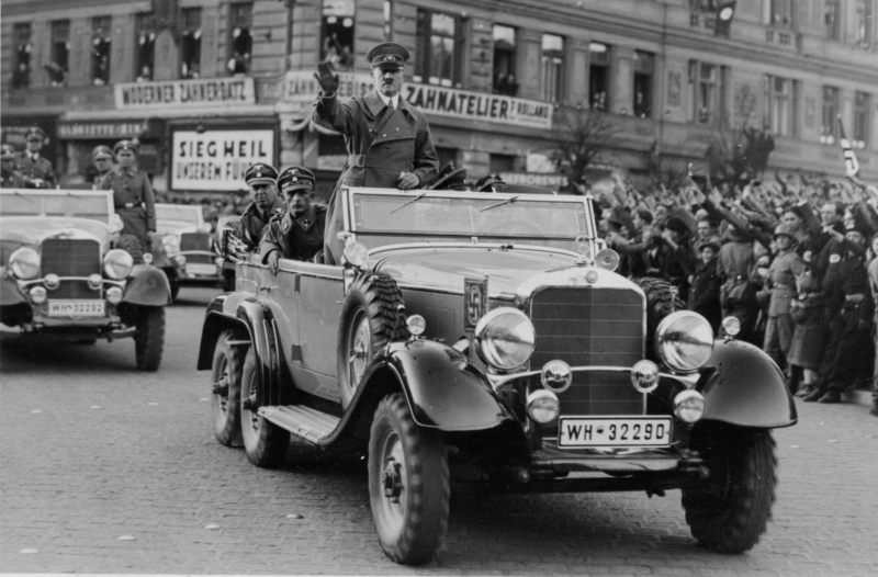 Adolf Hitler enters Vienna